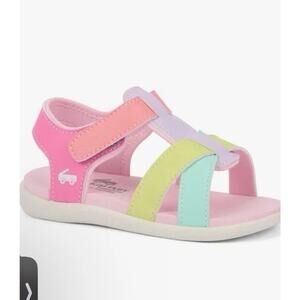 see kai run Little girl's Shayna Sandal Pastel Multi Size 4c NEW